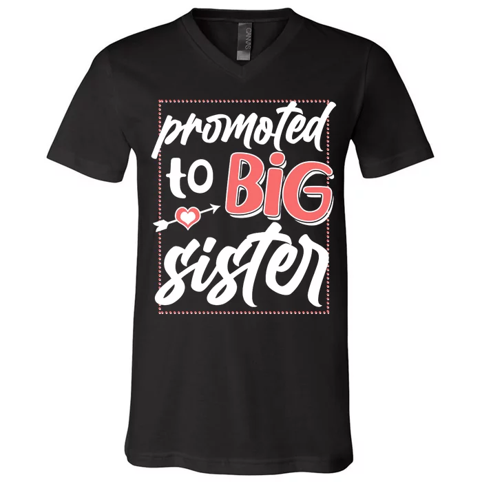 Cute Promoted To BIG Sister V-Neck T-Shirt