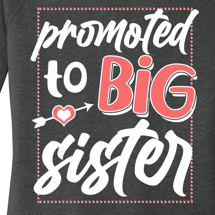 Cute Promoted To BIG Sister Women's Perfect Tri Tunic Long Sleeve Shirt