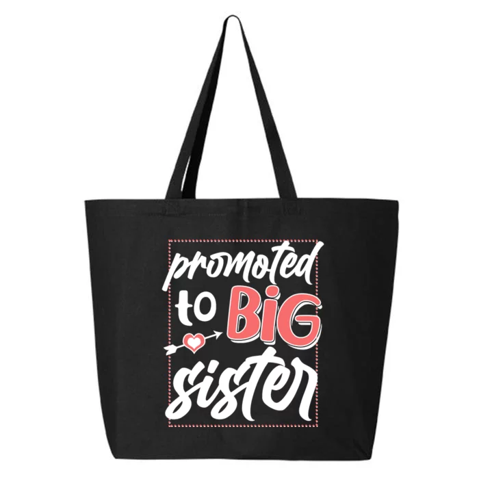 Cute Promoted To BIG Sister 25L Jumbo Tote