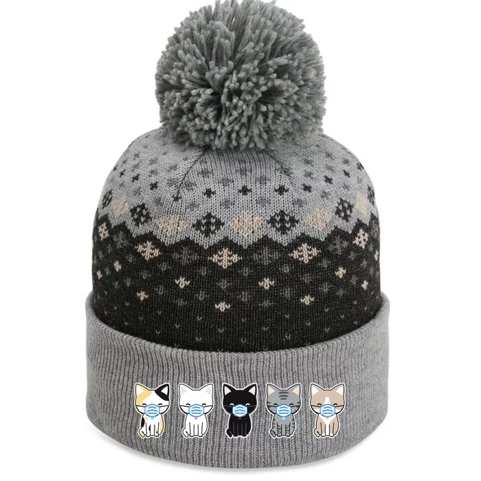 Cute Quarantine Kitties The Baniff Cuffed Pom Beanie