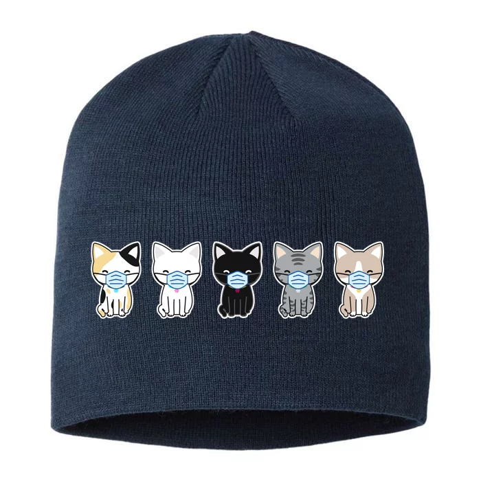 Cute Quarantine Kitties 8 1/2in Sustainable Knit Beanie