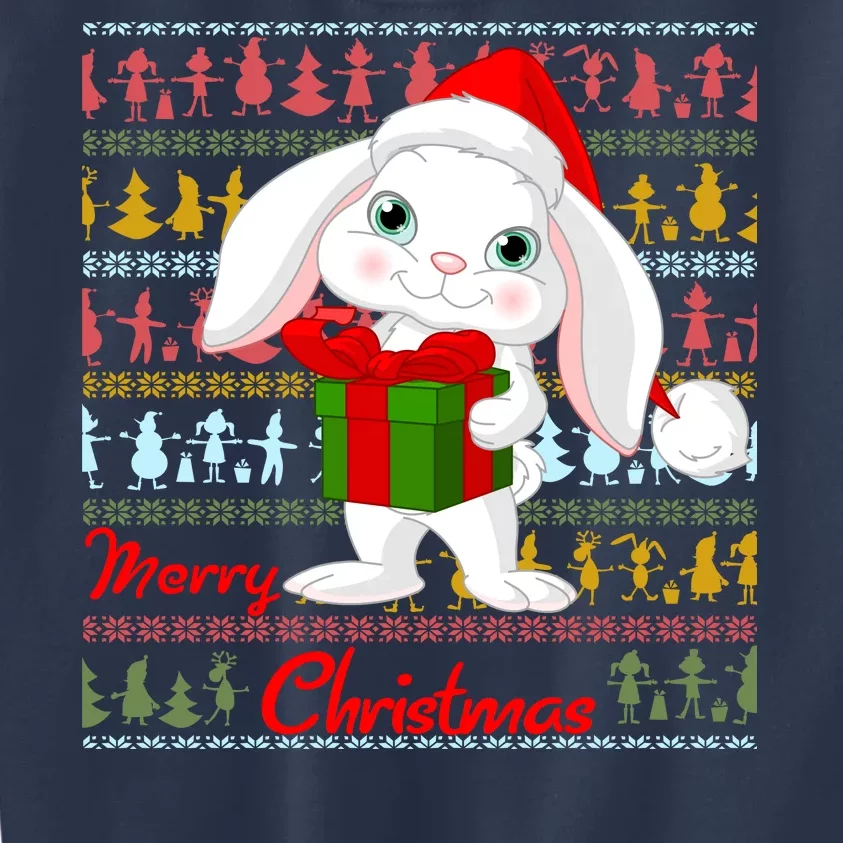 Cute Rabbit Ugly Christmas Sweater Kids Sweatshirt