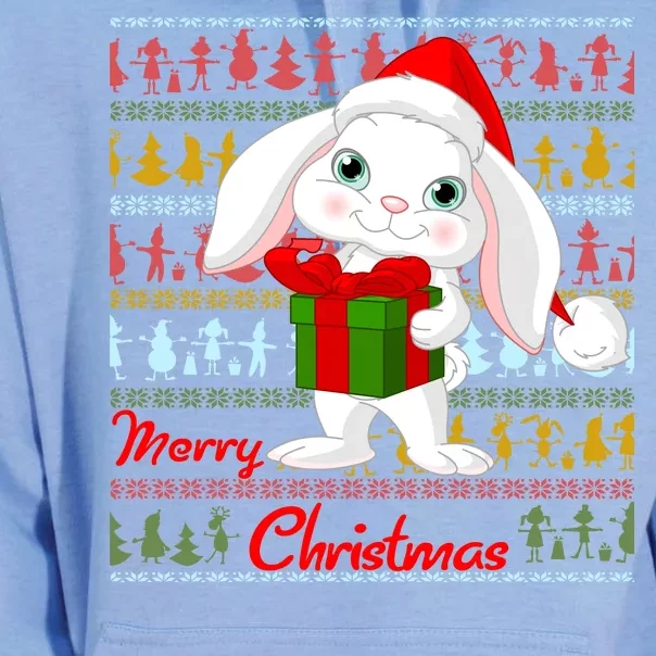 Cute Rabbit Ugly Christmas Sweater Unisex Surf Hoodie