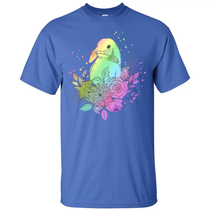 Cute Rainbow Pastel Easter Bunny Tall T-Shirt