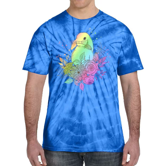 Cute Rainbow Pastel Easter Bunny Tie-Dye T-Shirt