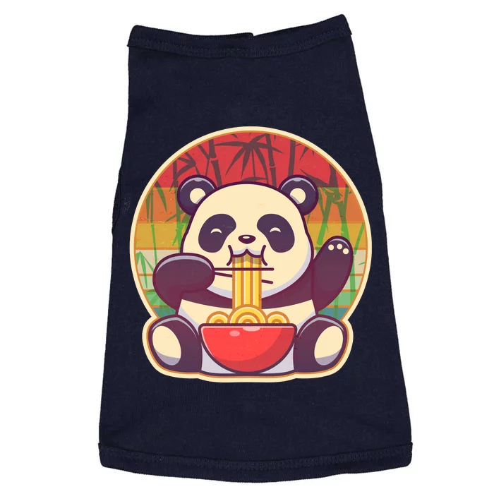 Cute Retro Ramen Noodle Panda Doggie Tank