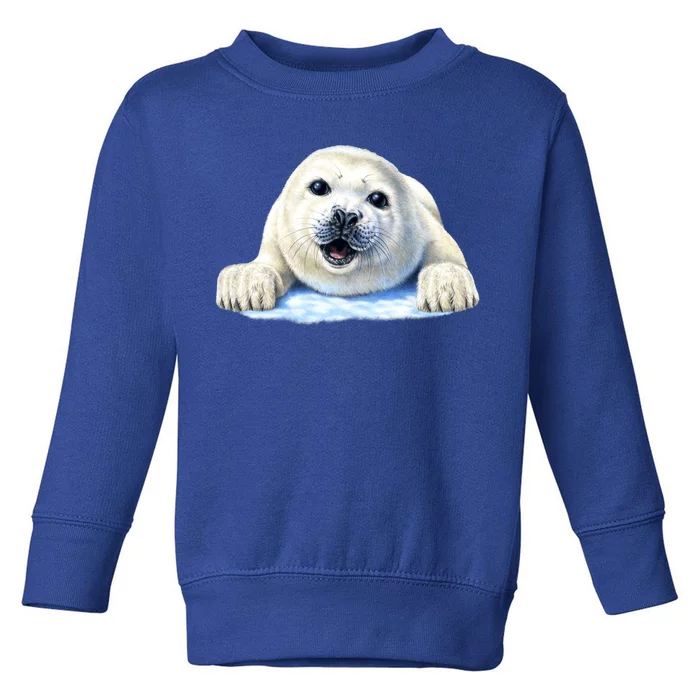 Cute Seal Wildlife Toddler Sweatshirt