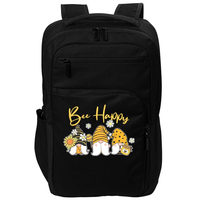 Cute Spring Bee Happy Gnomes Impact Tech Backpack