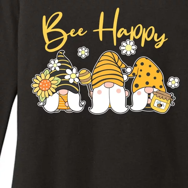 Cute Spring Bee Happy Gnomes Womens CVC Long Sleeve Shirt