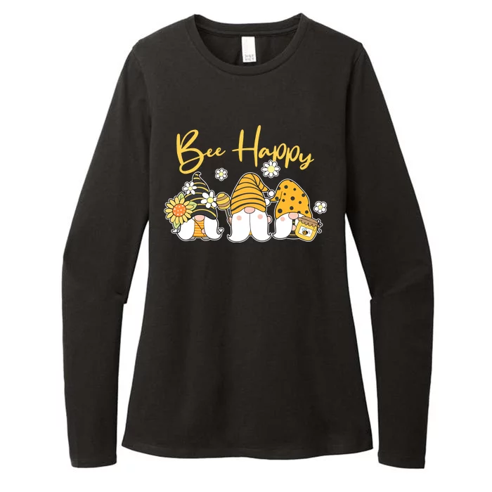 Cute Spring Bee Happy Gnomes Womens CVC Long Sleeve Shirt