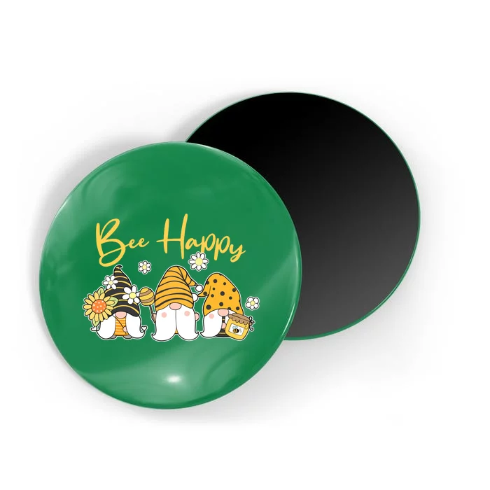 Cute Spring Bee Happy Gnomes Magnet