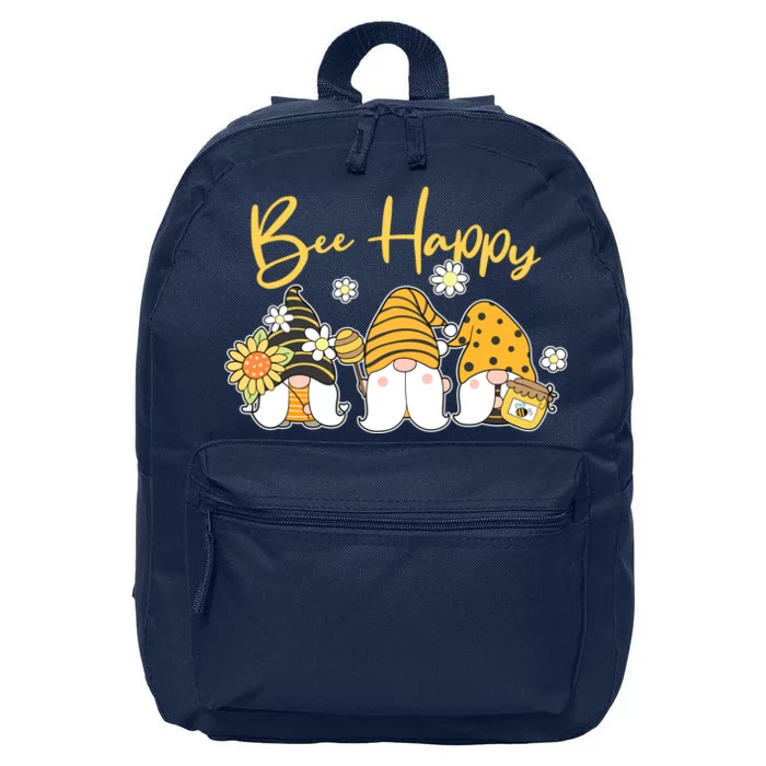 Cute Spring Bee Happy Gnomes 16 in Basic Backpack