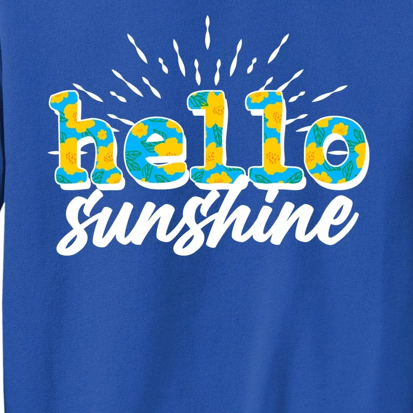 Cute Springy Summery Hello Sunshine Sweatshirt