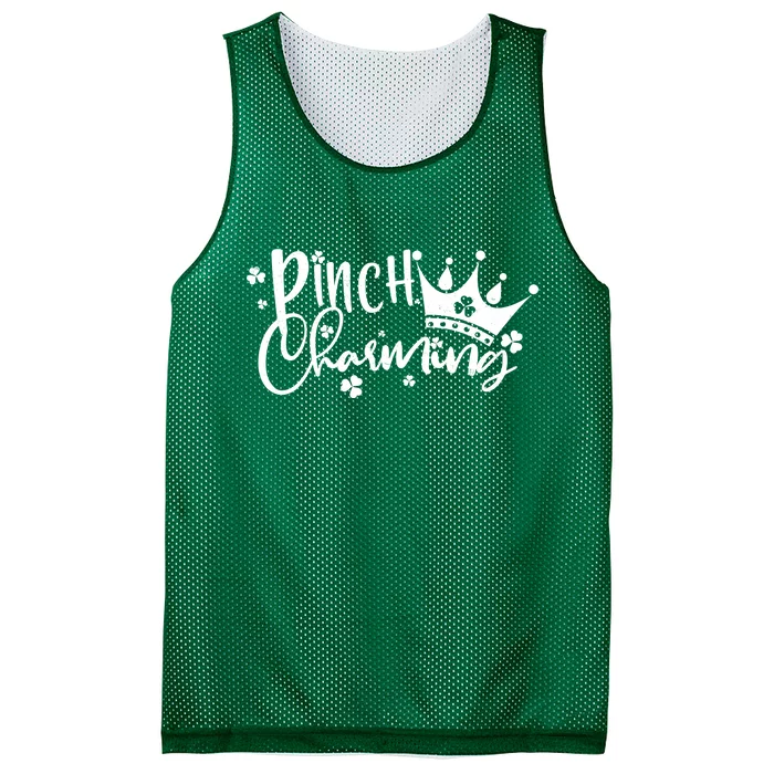 Cute St Patricks Day Pinch Charming Mesh Reversible Basketball Jersey Tank