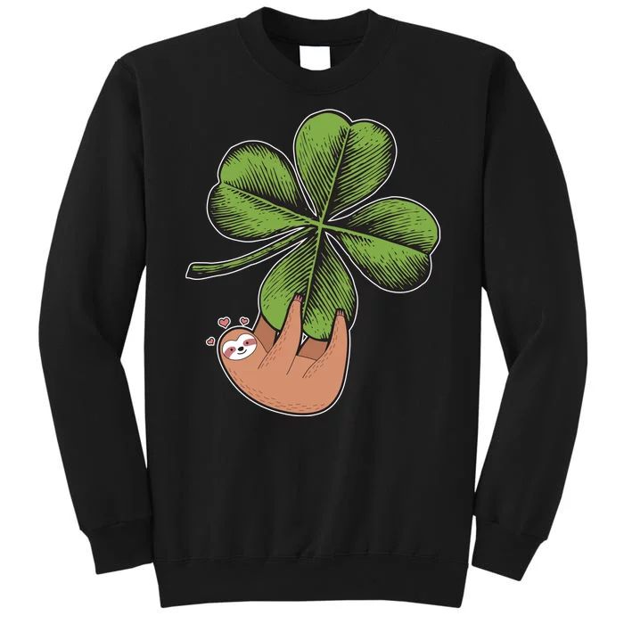 Cute St Patrick's Day Shamrock Sloth Sweatshirt