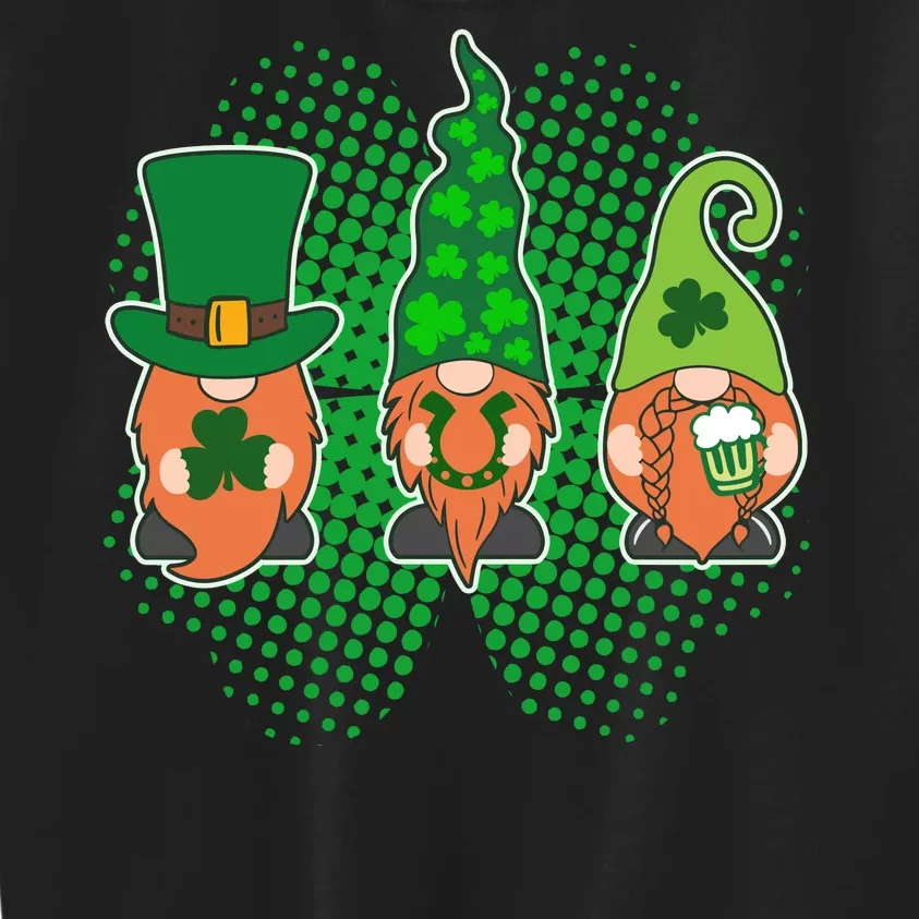 Cute St Patrick's Days Lucky Gnomes Kids Sweatshirt