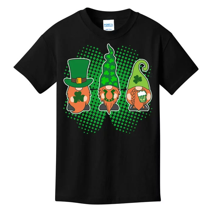 Cute St Patrick's Days Lucky Gnomes Kids T-Shirt