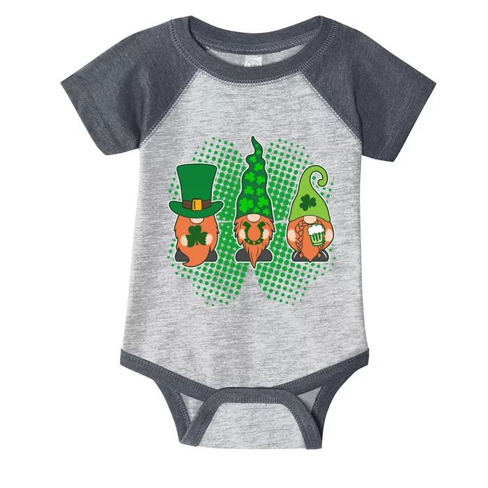 Cute St Patrick's Days Lucky Gnomes Infant Baby Jersey Bodysuit