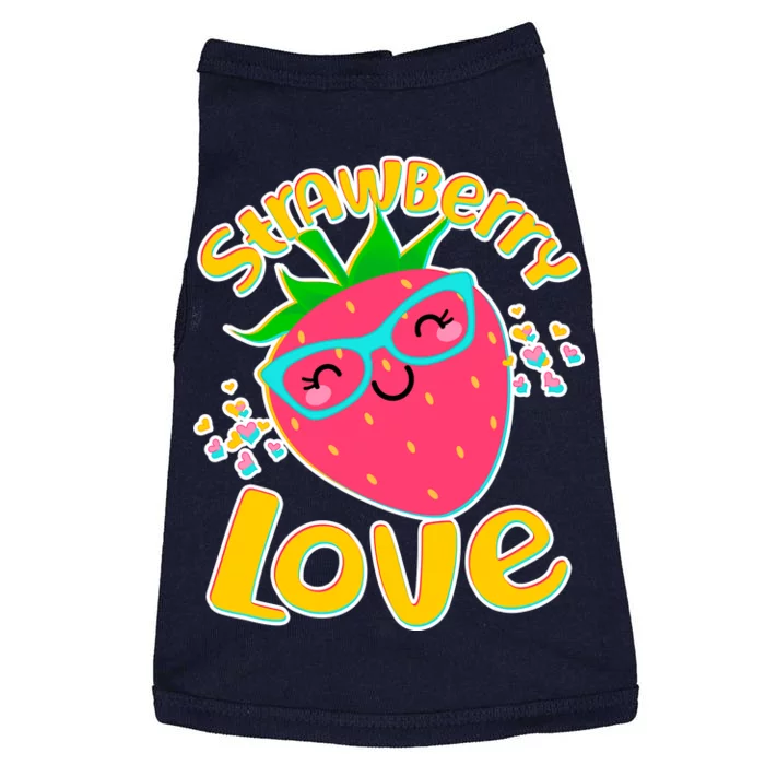 Cute Strawberry Love Doggie Tank