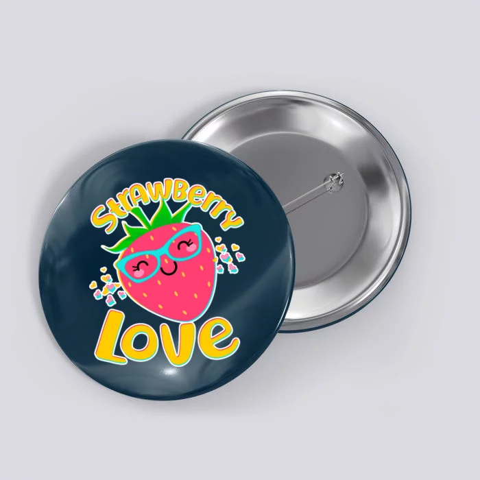 Cute Strawberry Love Button