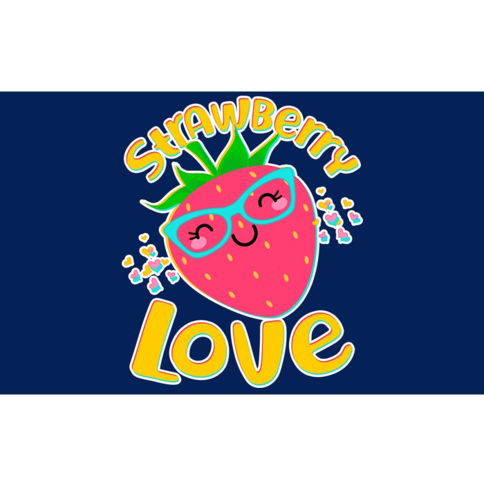 Cute Strawberry Love Bumper Sticker