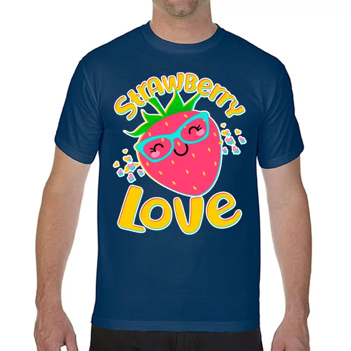 Cute Strawberry Love Comfort Colors T-Shirt