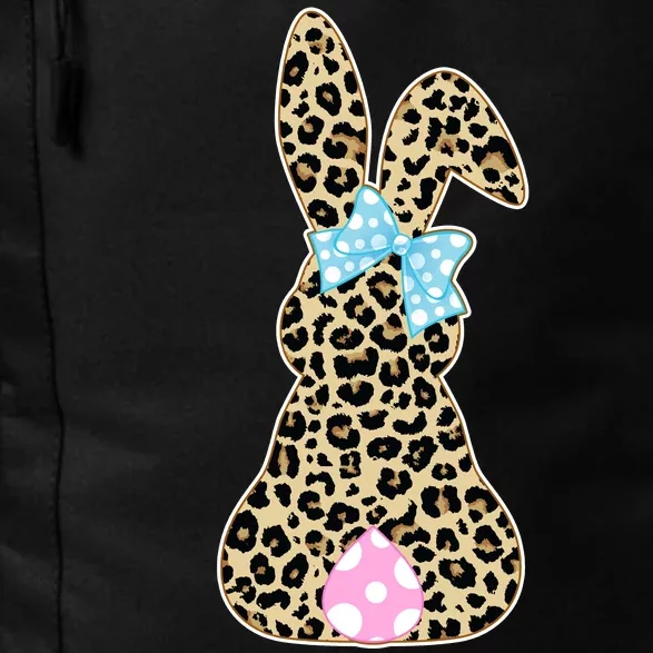 Cute Stylish Leopard Print Easter Bunny Daily Commute Backpack