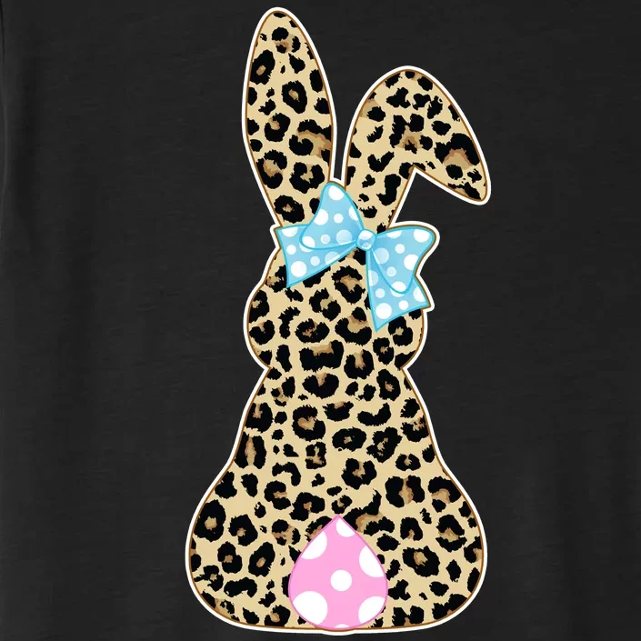 Cute Stylish Leopard Print Easter Bunny ChromaSoft Performance T-Shirt