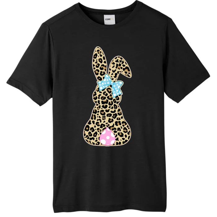 Cute Stylish Leopard Print Easter Bunny ChromaSoft Performance T-Shirt