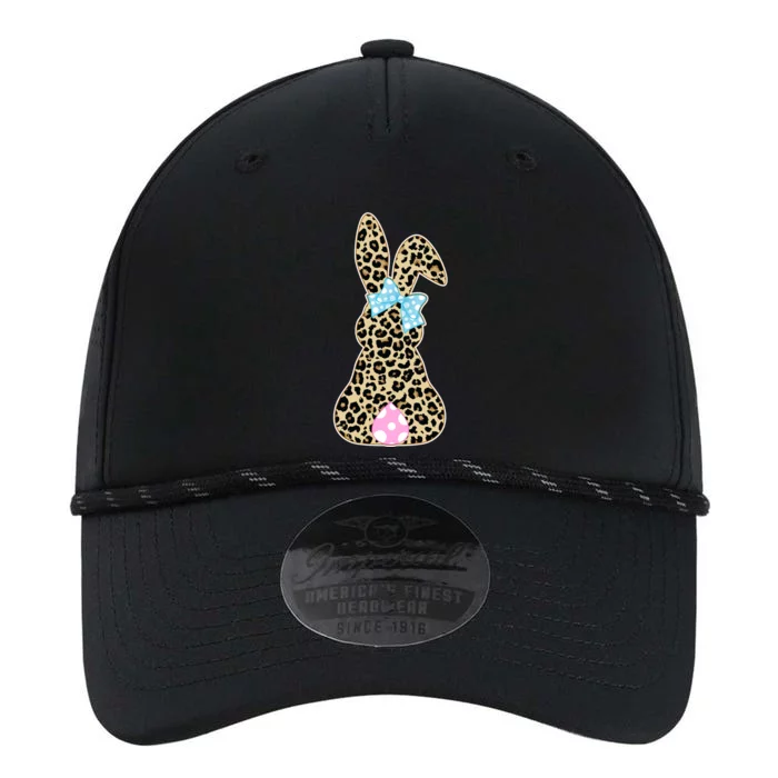 Cute Stylish Leopard Print Easter Bunny Performance The Dyno Cap