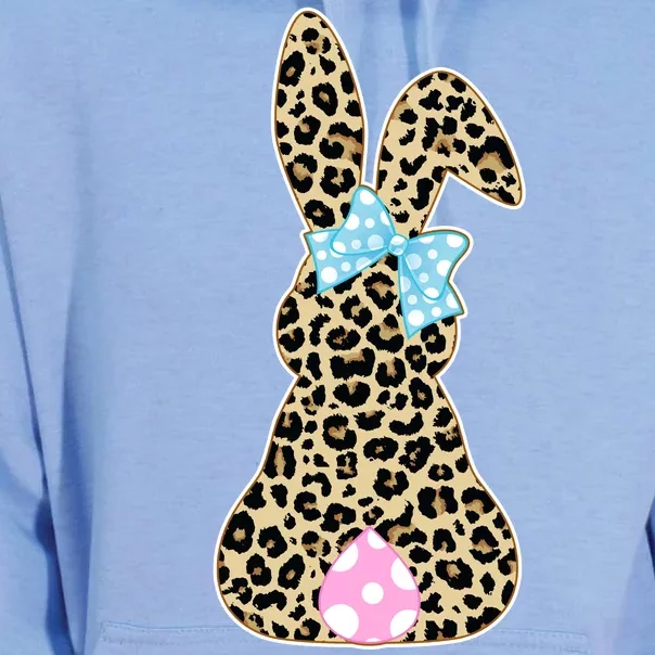 Cute Stylish Leopard Print Easter Bunny Unisex Surf Hoodie