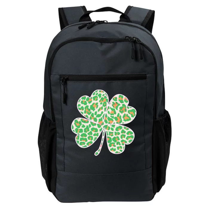 Cute Stylish Leopard Print Shamrock Daily Commute Backpack