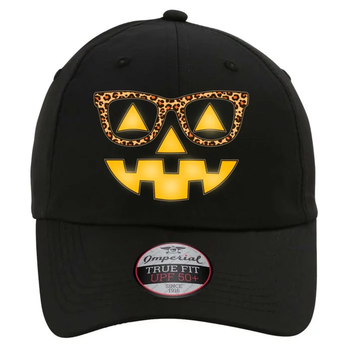 Cute Stylish Pumpkin Face With Glasses The Original Performance Cap