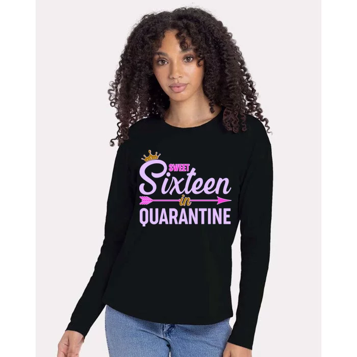 Cute Sweet Sixteen in Quarantine Womens Cotton Relaxed Long Sleeve T-Shirt