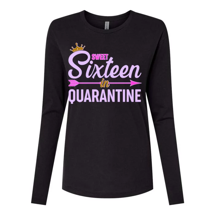 Cute Sweet Sixteen in Quarantine Womens Cotton Relaxed Long Sleeve T-Shirt