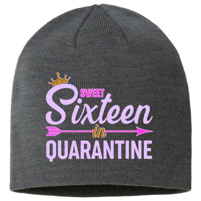 Cute Sweet Sixteen in Quarantine 8 1/2in Sustainable Knit Beanie