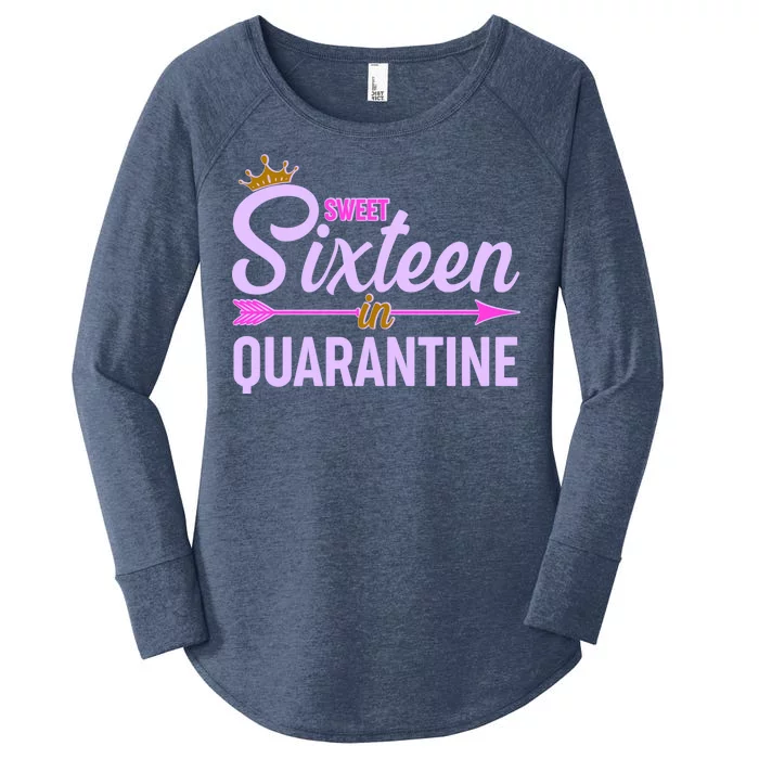 Cute Sweet Sixteen in Quarantine Women's Perfect Tri Tunic Long Sleeve Shirt