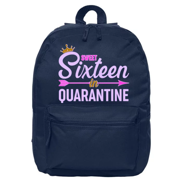 Cute Sweet Sixteen in Quarantine 16 in Basic Backpack