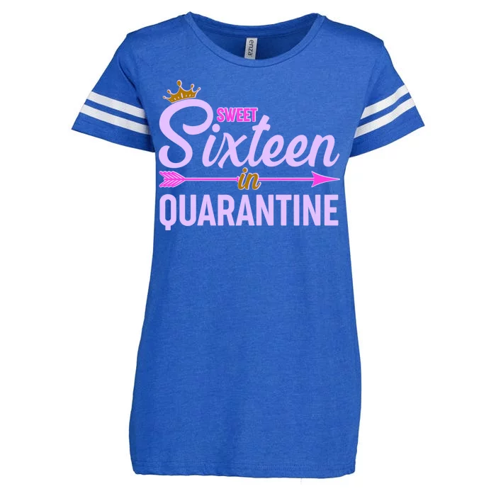 Cute Sweet Sixteen in Quarantine Enza Ladies Jersey Football T-Shirt