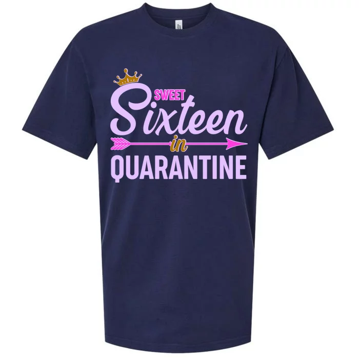 Cute Sweet Sixteen in Quarantine Sueded Cloud Jersey T-Shirt