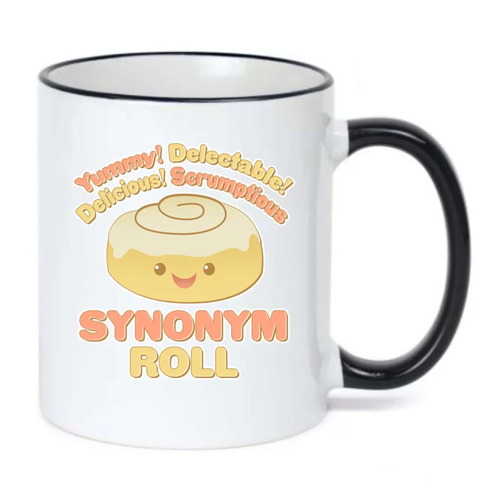 Cute Synonym Roll Black Color Changing Mug