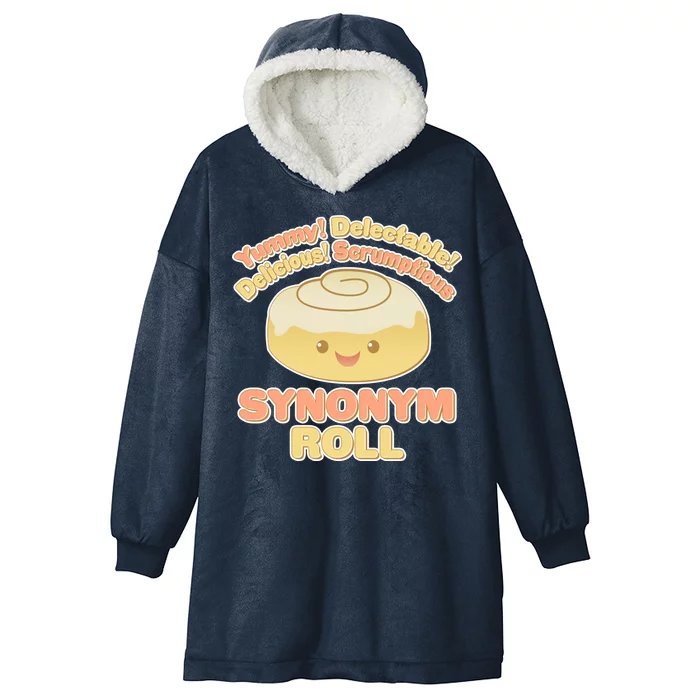 Cute Synonym Roll Hooded Wearable Blanket