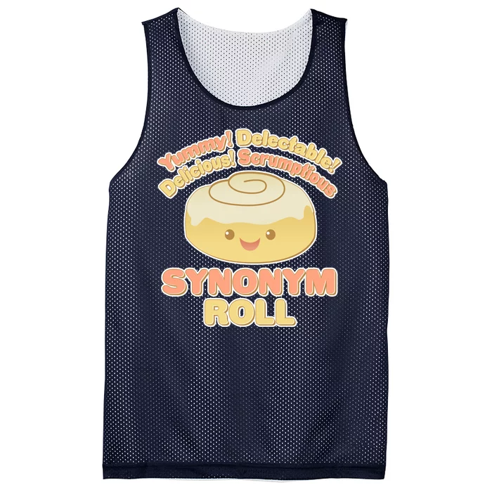 Cute Synonym Roll Mesh Reversible Basketball Jersey Tank