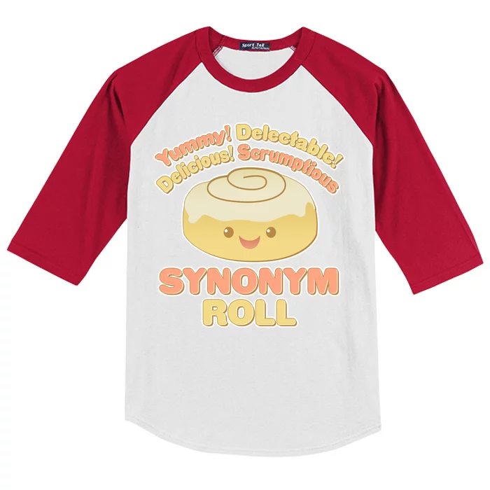 Cute Synonym Roll Kids Colorblock Raglan Jersey