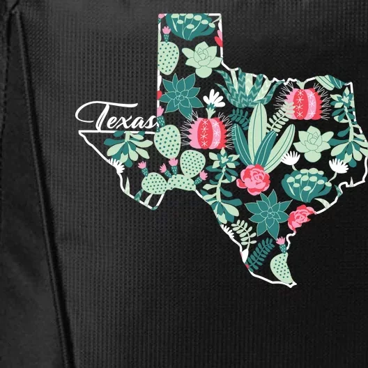 Cute Texas Cactus And Flowers City Backpack