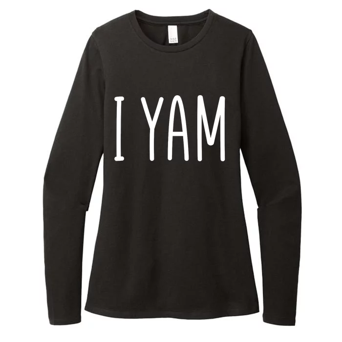 Cute Thanksgiving I Yam Womens CVC Long Sleeve Shirt