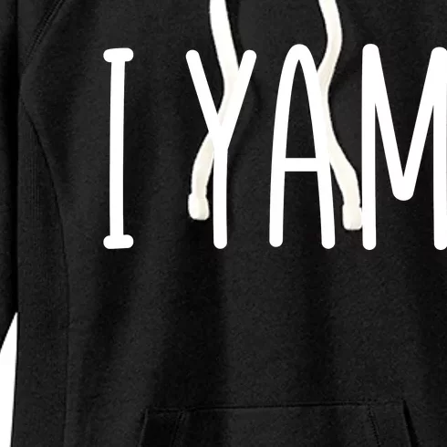 Cute Thanksgiving I Yam Women's Fleece Hoodie