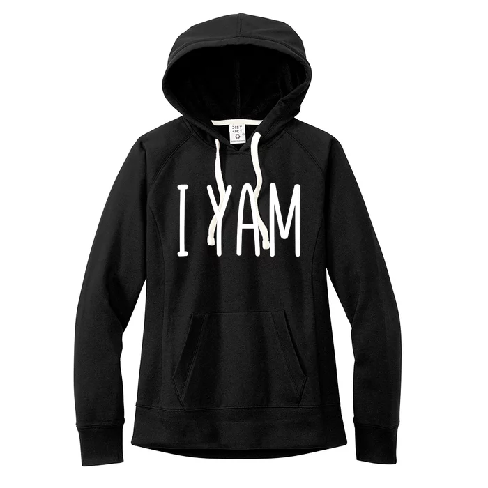 Cute Thanksgiving I Yam Women's Fleece Hoodie