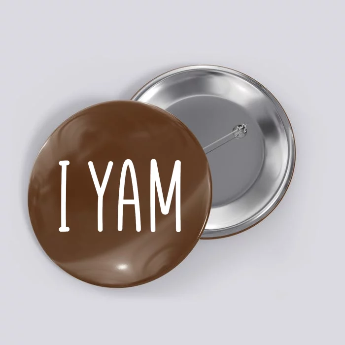 Cute Thanksgiving I Yam Button