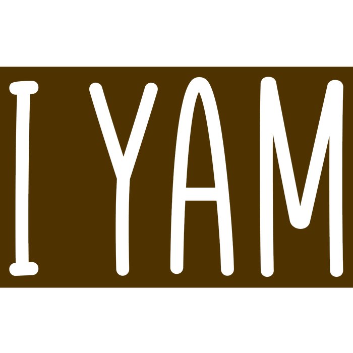 Cute Thanksgiving I Yam Bumper Sticker